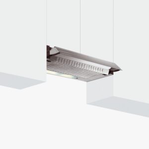Cappa Aspirante da Incasso Glem Gas GHE901SI 90 cm Argento Aspirante/Filtrante