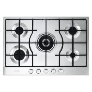 De'Longhi SLF575LX Piano Cottura a Gas 75 cm 5 Fuochi Acciaio Inox