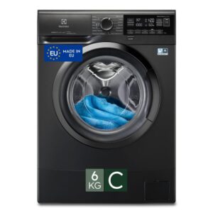 Electrolux EW6SBLACK Lavatrice Slim SensiCare 6 kg Caricamento Frontale Nero