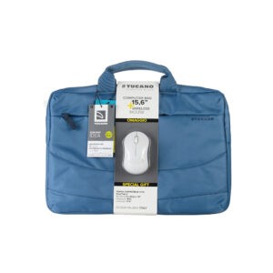Tucano Borsa per Notebook fino a 15.6" Idea Azzurro +Mouse Wlss BUBIDEAWMZ