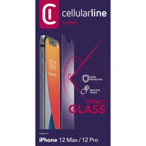 CELLULAR LINE TEMPGLASSIPH12MAX