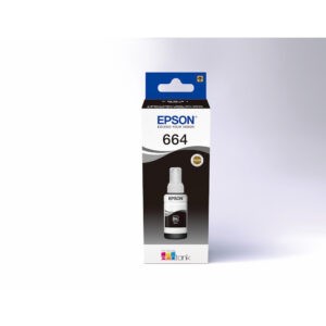EPSON Flacone Inchiostro Ecotank 664 C13T664140 Nero