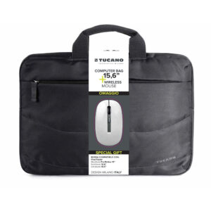 Tucano Borsa per Notebook fino a 15.6"Idea Pc Nero+Mouse Wlss BUBIDEAWM