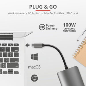 Trust Dalyx Adattatore multiporta USB-C 7-in-1 23775