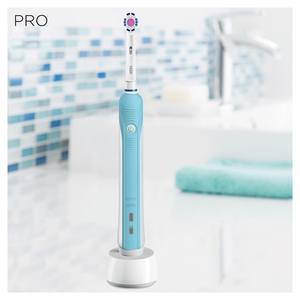 ORAL-B Spazzolino Elettrico Pro 1-700 3D White Ricaricabile Bianco - niclick