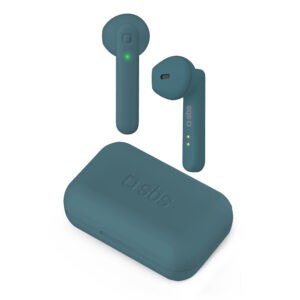 SBS Auricolari Twin Buds Wireless TEEARTWSHOPBTB Blu Microfono