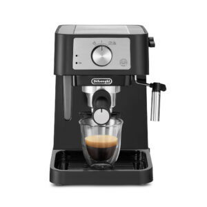 DE LONGHI Macchina Da Caff√® Espresso Manuale Nero Linea Stilosa Cappuccino System   De Longhi EC260BK