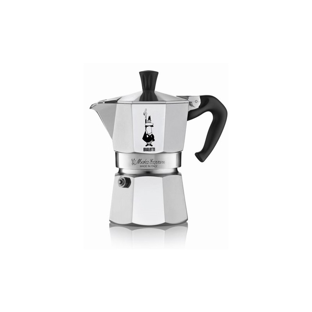 Bialetti Caffettiera Moka Junior 3 tazze in alluminio