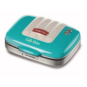 ARIETE Piastra Elettrica per Waffle Party Time 1973 Azzurro