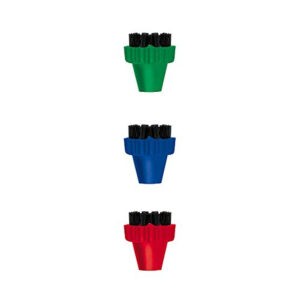 POLTI Kit 3 Spazzolini Colorati Vaporetto Lecoaspira Unico PAEU0296