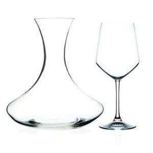 RCR Set 7 Pezzi (Decanter + 6 Calici U55) in vetro linea Universum 732600