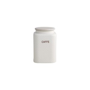 Barattolo Caffè Bianco/Legno Brandani 53573BRD