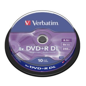 VERBATIM Supporto DVD-R Double Laye 8.5 GB 10pz 8x 240 minuti 43666