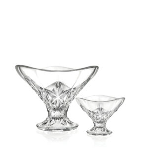 RCR Set Macedonia 7pz (6 coppette, 1 ciotola) in vetro linea Enigma 260910
