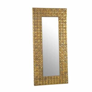 PASSIONE CASA Specchio con cornice in Metallo Decorata Oro 66X148X5 cm Passione Casa 758751
