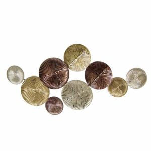 PASSIONE CASA Quadro in Metallo decorativo colore oro e bronzo 87X40 cm Passione Casa 775529