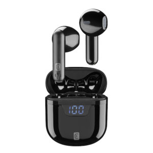 CELLULAR LINE Auricolari Seek BTSEEKTWSK Wireless con Display Nero