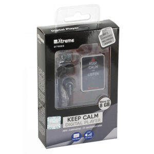 Xtreme Lettore Mp3+Micro-Sd 8Gb Keep Calm 27693