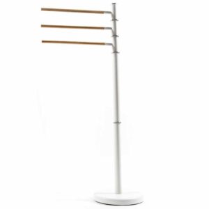 Porta Asciugamani 3 Comparti h87 Cm in Metallo Bianco Mercury 03501/BIANCO
