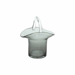 Vaso Ovale h36cm in Vetro Grigio con falda Linea Via Condotti Andrea Fontebasso GD5VB392312