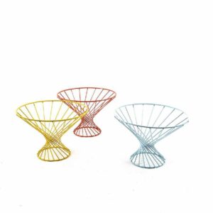 MERCURY Cestino 29 x 20 Cm in Metallo con finitura CASUALE Mercury 16734