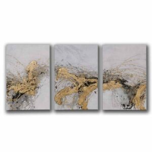 Oleografia su Tela Astratto con struttura in Legno Decori Assortiti 60X3Xh90 cm Mercury 19014