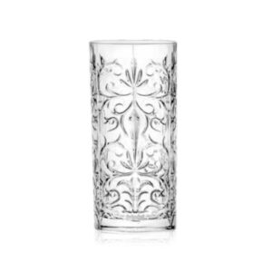 RCR Set 6 Bicchieri Tumbler HB 37cl in vetro linea Tattoo 269410