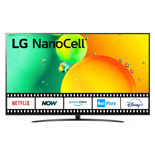 LG TV LED 75" UHD 4K NanoCell Smart TV WebOS 75NANO766QA