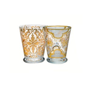 Set 2 Bicchieri Tumbler linea Damasco White Livellara 72012001