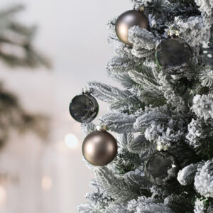 Confezione 15 Palline di Natale 6 Cm in PVC Colori Assortiti Mercury 60003