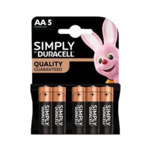 Duracell Pila Stilo Aa Simply 1500 5Pz DU036