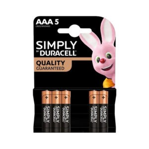 Duracell Pila Ministilo Aaa Simply 2400 5Pz DU037