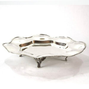 Centrotavola Tondo 32 Cm con Piedini in Sheffield Royal Family 0362900