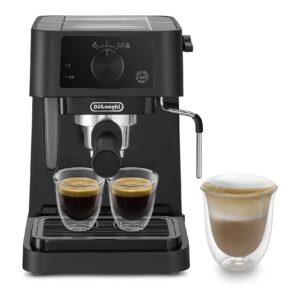 de longhi stilosa ec235bk macchina da caffe espresso con cialde o caffe macinato colore nero promo