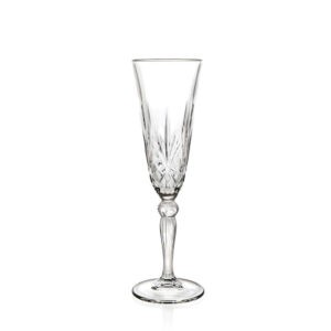 RCR Set 6 Flute Goblet 16cl in vetro linea Melodia 256000