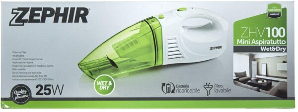 Zephir Ascipabriciole 25W Bianco e Verde ZHV100
