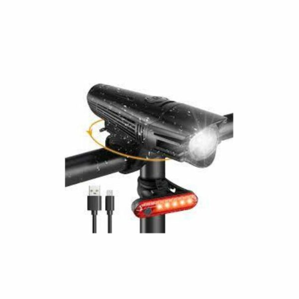 newmlightusbk luce usb per bici e monopattino nero 1 1