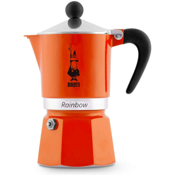 Bialetti Moka Rainbow 3 Tz Arancio 0007354/S