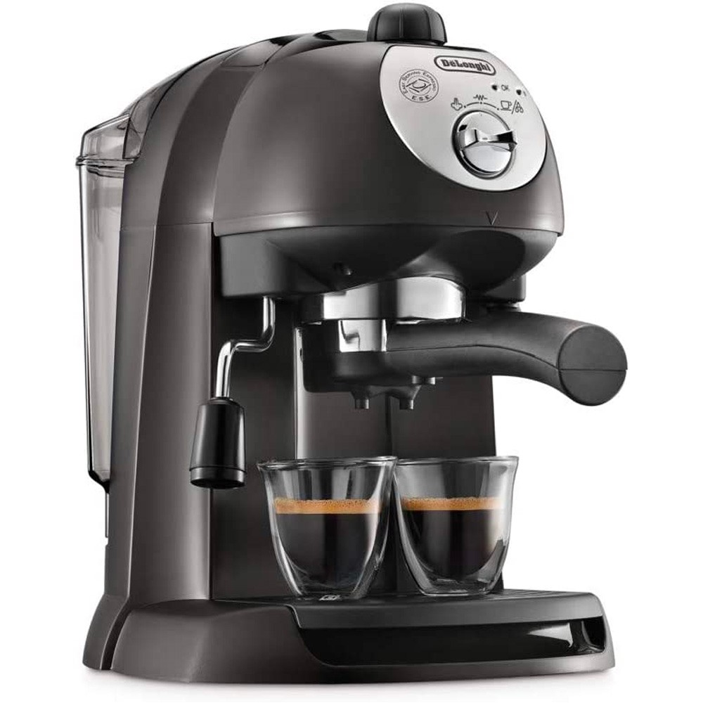 De Longhi Macchina Caffè Cialde o Polvere 1050W 15Bar 1L Nero/Silver EC  201.CD.B - niclick