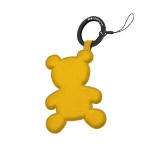 Case&Me Portachiavi Amelie Orsetto Teddy Ecopelle Giallo CMCHAMRPUTEDDY