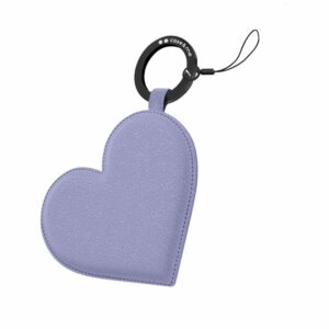 Case&Me Portachiavi Amelie Cuore Ecopelle Lavanda CMCHARMPUHRTL