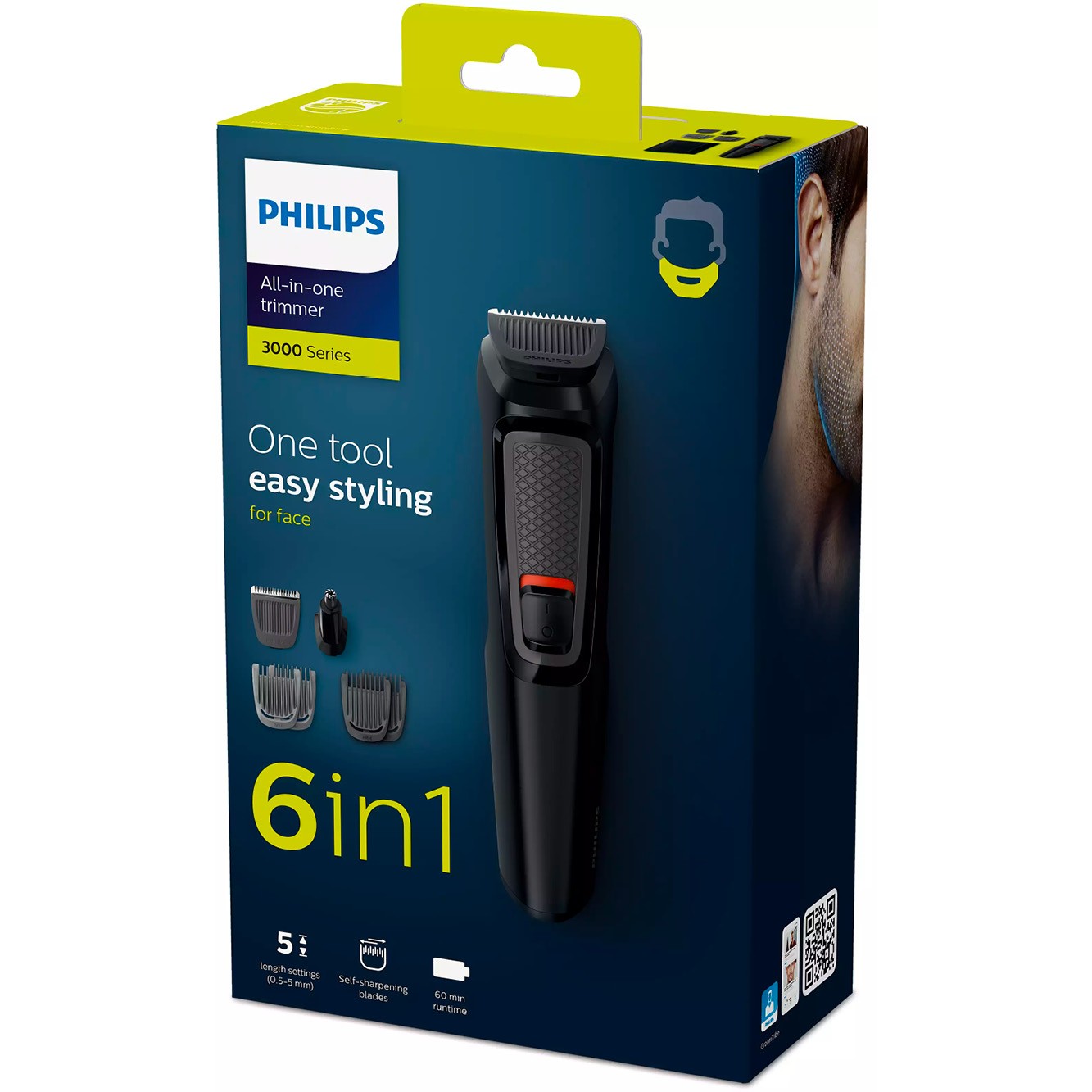 Philips Regolabarba Multigroom series 3000 6 in 1 MG3710/15 - niclick