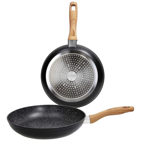 Tognana Set 2 Padelle 24 & 28 Cm Linea Premium Black W579132PRBL
