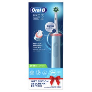 Oral-B Spazzolino Elettrico Ricaricabile BLU PRO3700BLUE