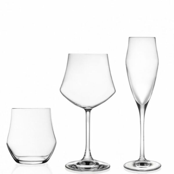 RCR Set 18 Calici Vetro Ego 732840