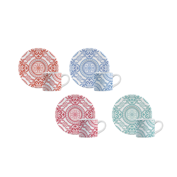 Bialetti Set 4 Tazzine Sunset 2023 SS2023006