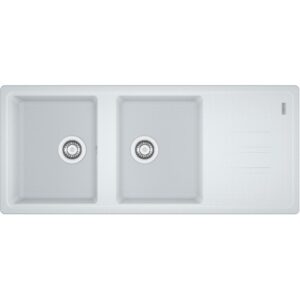Franke Lineare BSG 621 Lavello Incasso 2 Vasche Fragranite Bianco