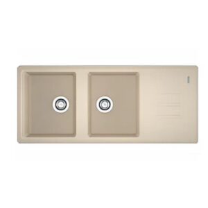 Lavello Cucina Franke BSG 621 Fragranite 2 Vasche Rettangolare Beige Incasso