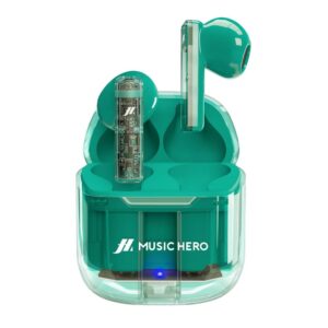 Auricolari Bluetooth TWS Trasparente Azzurro SBS MHTWSICYBTA