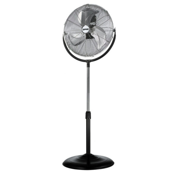 Zephir Ventilatore a Piantana 120W 3 Velocità 3 Pale Cromo PF50CR